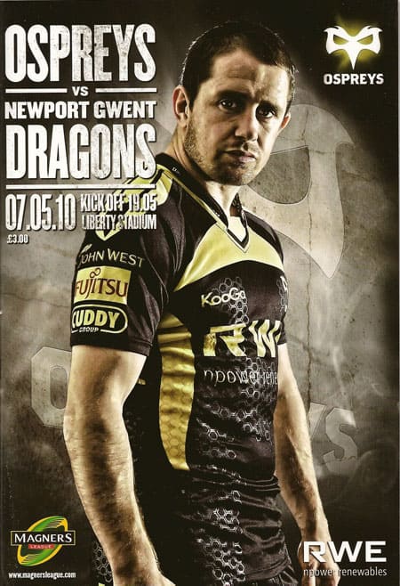 Ospreys RUFC v Newport Gwent Dragons